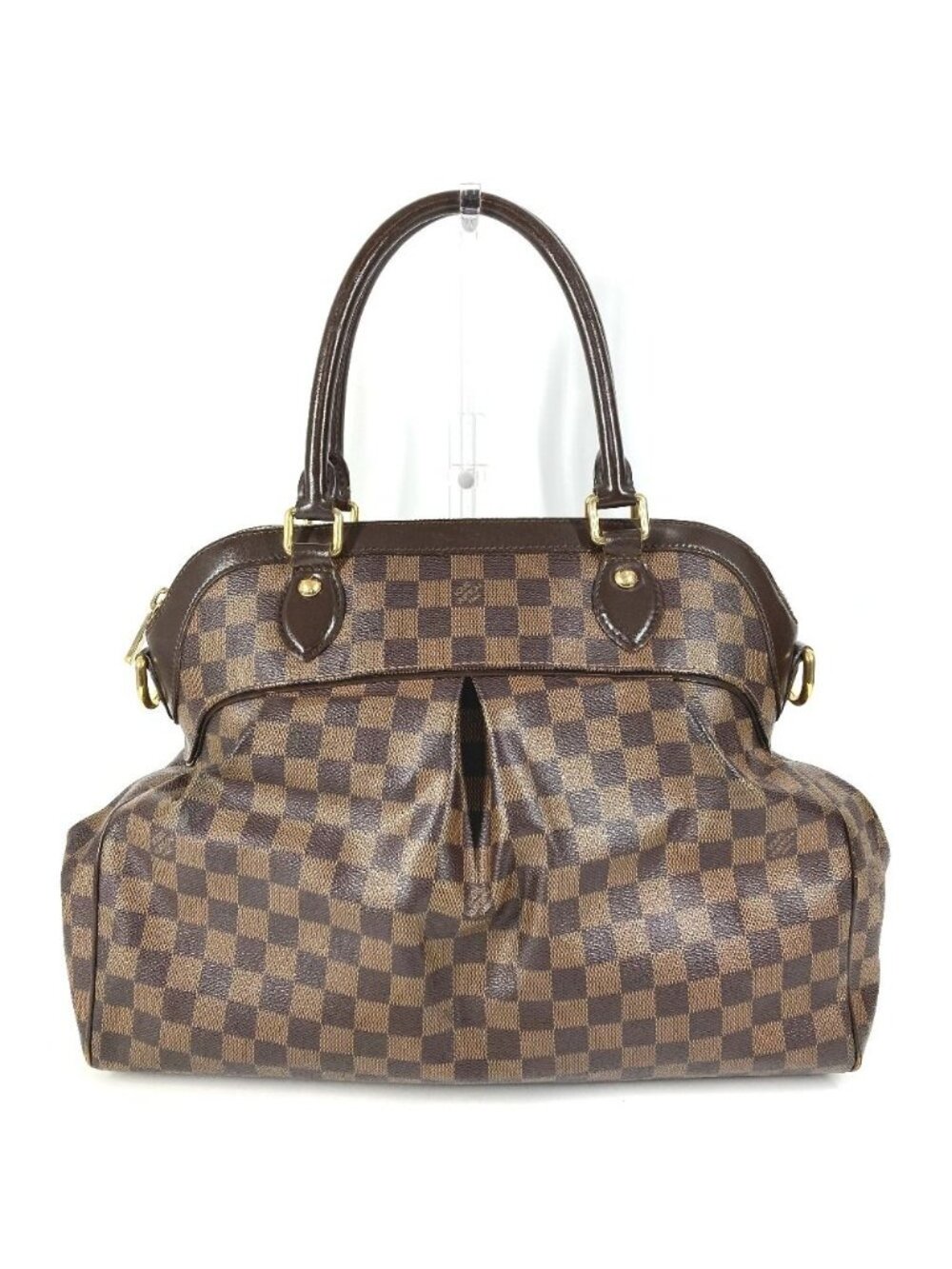 Louis Vuitton Handbag Trevi GM Damier Canvas Ebene Brown